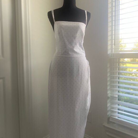 BCBGeneration - white with black polka dots dress. - Picture 5 of 5